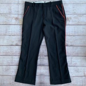 Marc Jacobs Black Trousers with Orange Stripe 0035